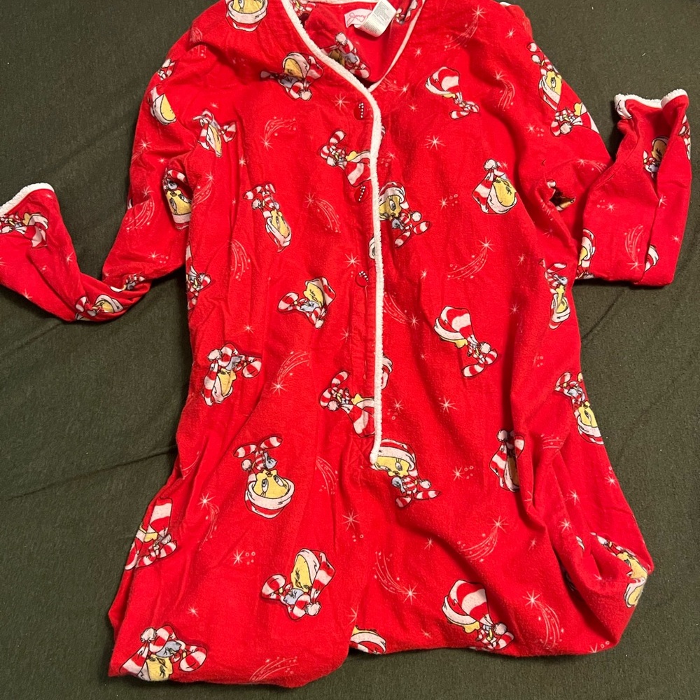 2003 Warner Bros. Red Tweety Bird Women’s Pajama Set, Size Large